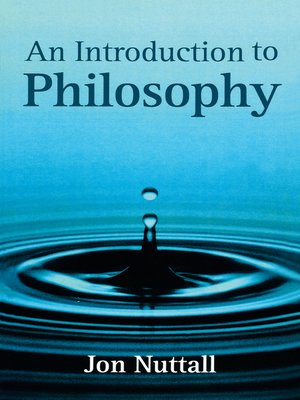 cover image of An Introduction to Philosophy